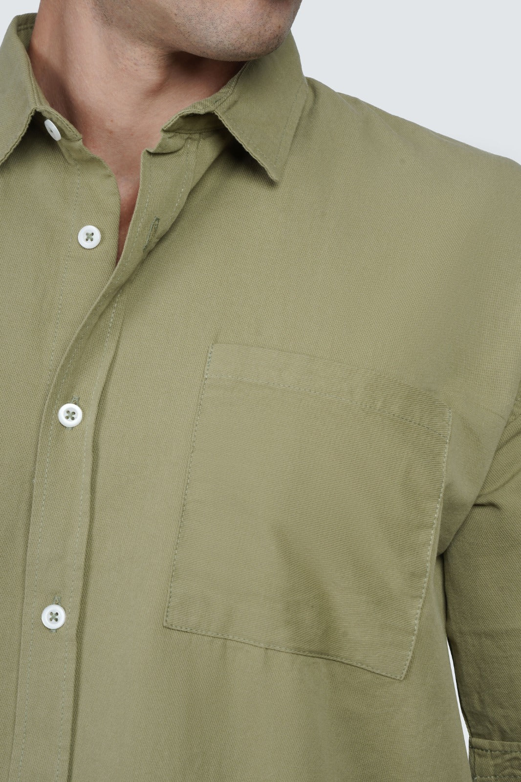 SIDEWIND Gabardine Shirt