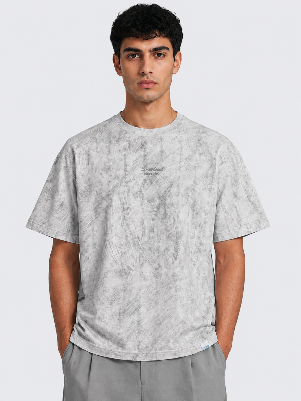 Brushstroke Oversized Tee